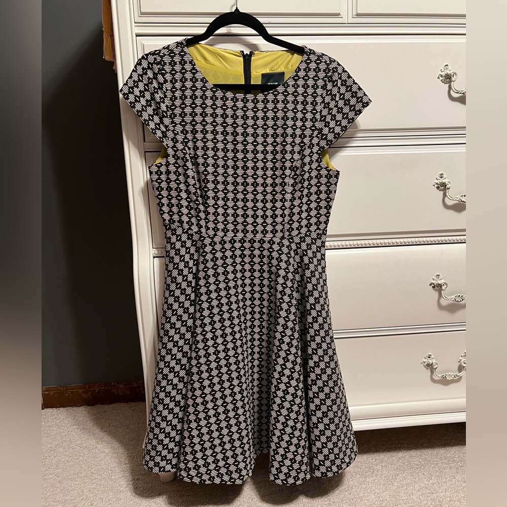 Maeve by Anthropologie houndstooth dress